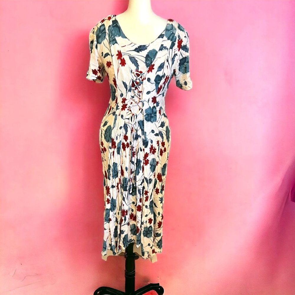 Jamie Brooke Petite - Vintage 90's Floral Dress Size 12P
